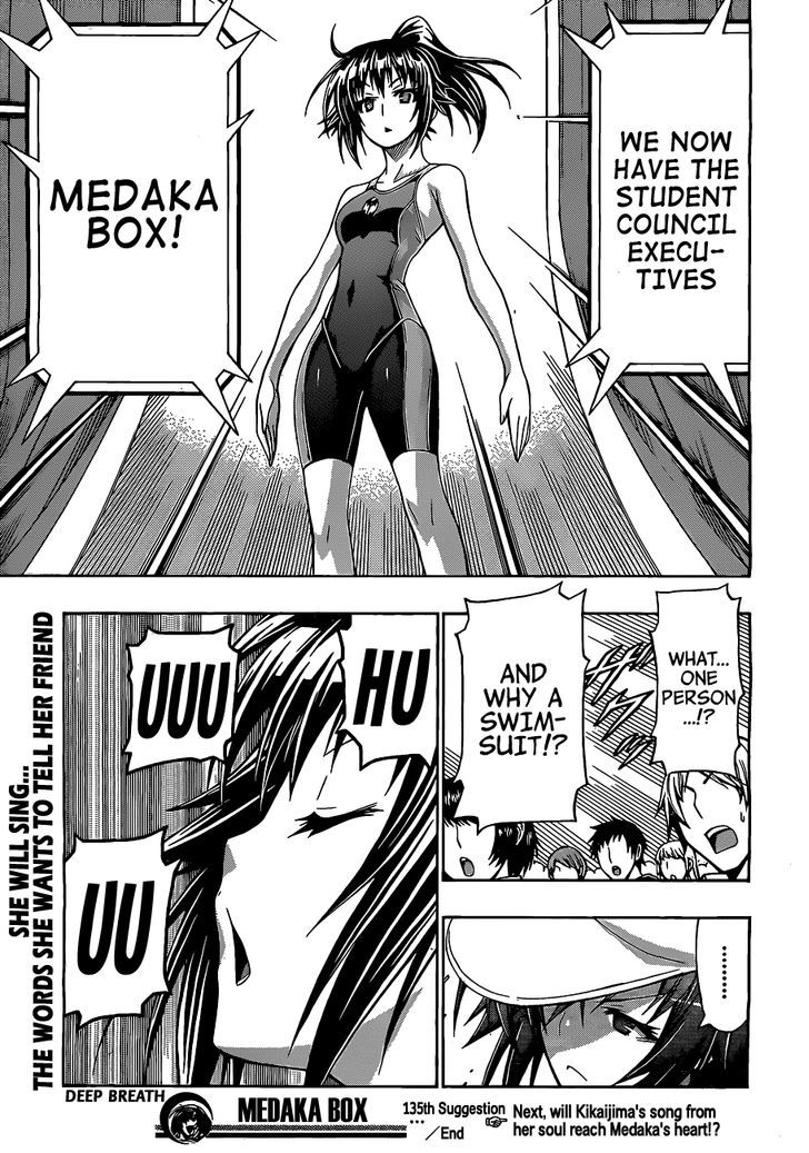 Medaka Box - Vol.16 Chapter 135 : Shout