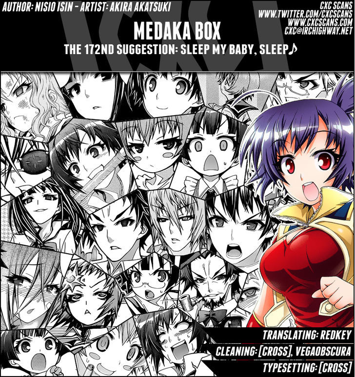 Medaka Box - Vol.20 Chapter 172 : Sleep My Baby, Sleep ?