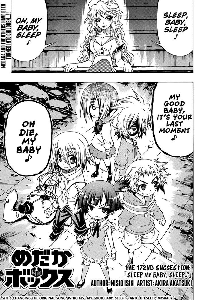 Medaka Box - Vol.20 Chapter 172 : Sleep My Baby, Sleep ?