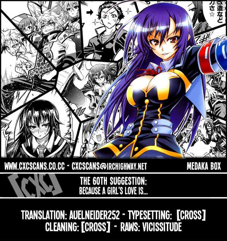 Medaka Box - Vol.7 Chapter 60 : Because A Girl S Love Is...