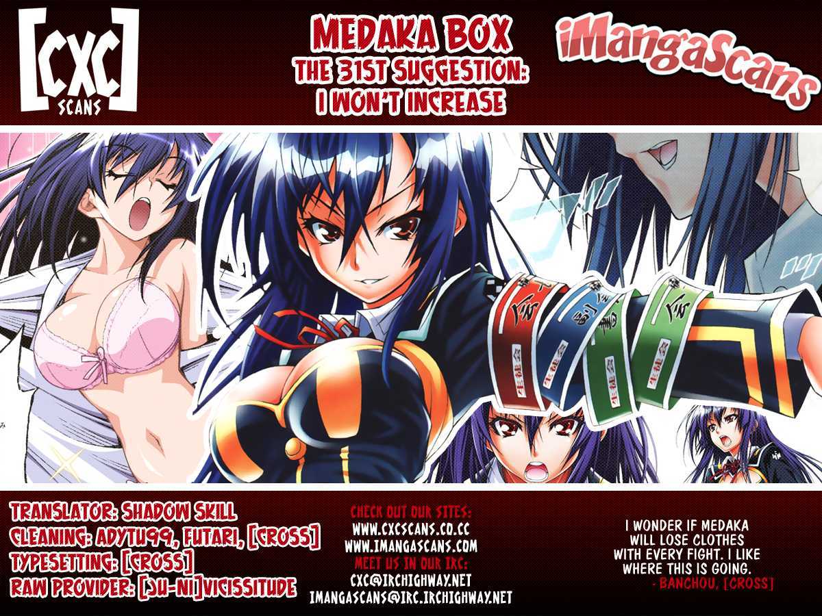 Medaka Box - Vol.4 Chapter 31 : I Won T Increase