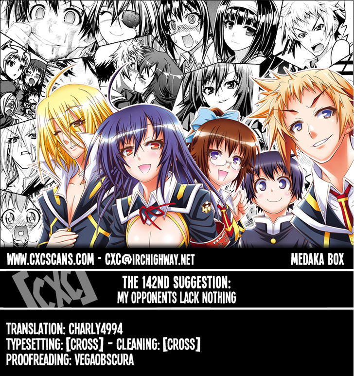 Medaka Box - Vol.17 Chapter 142 : My Opponents Lack Nothing