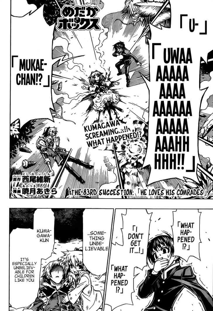 Medaka Box - Vol.10 Chapter 83 : He Loves His Comrades