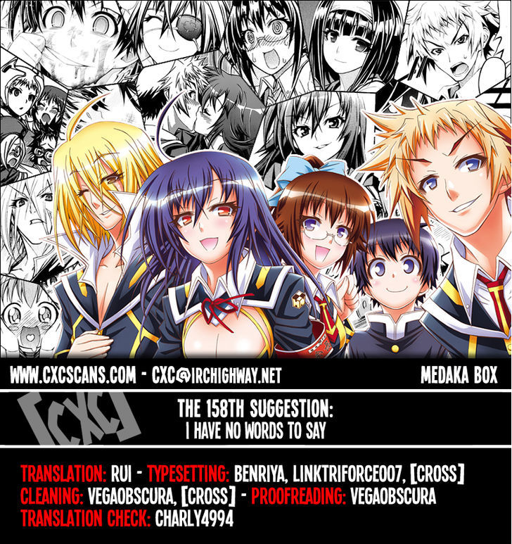 Medaka Box - Vol.18 Chapter 158 : I Have No Words To Say