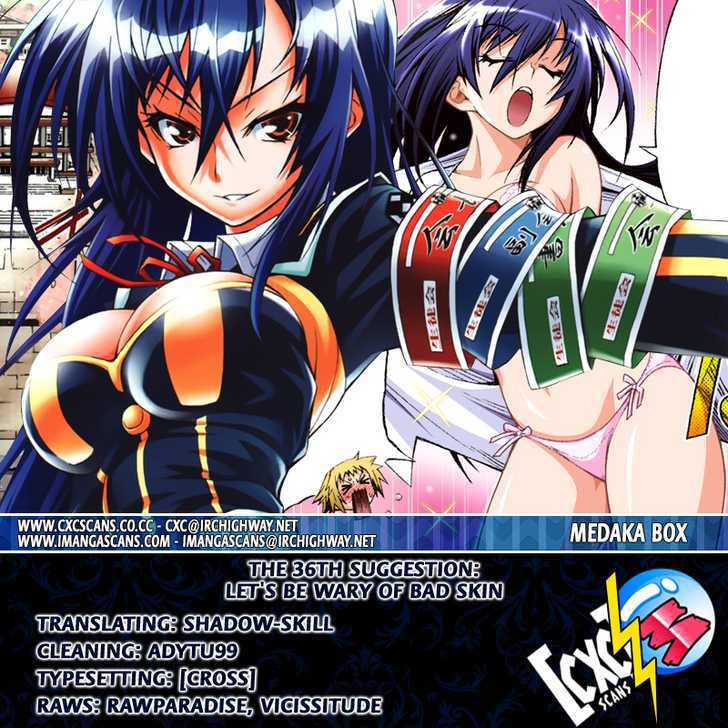 Medaka Box - Vol.5 Chapter 36 : Let S Be Wary Of Bad Skin