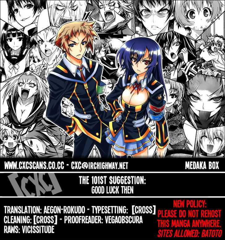 Medaka Box - Vol.12 Chapter 101 : Good Luck Then