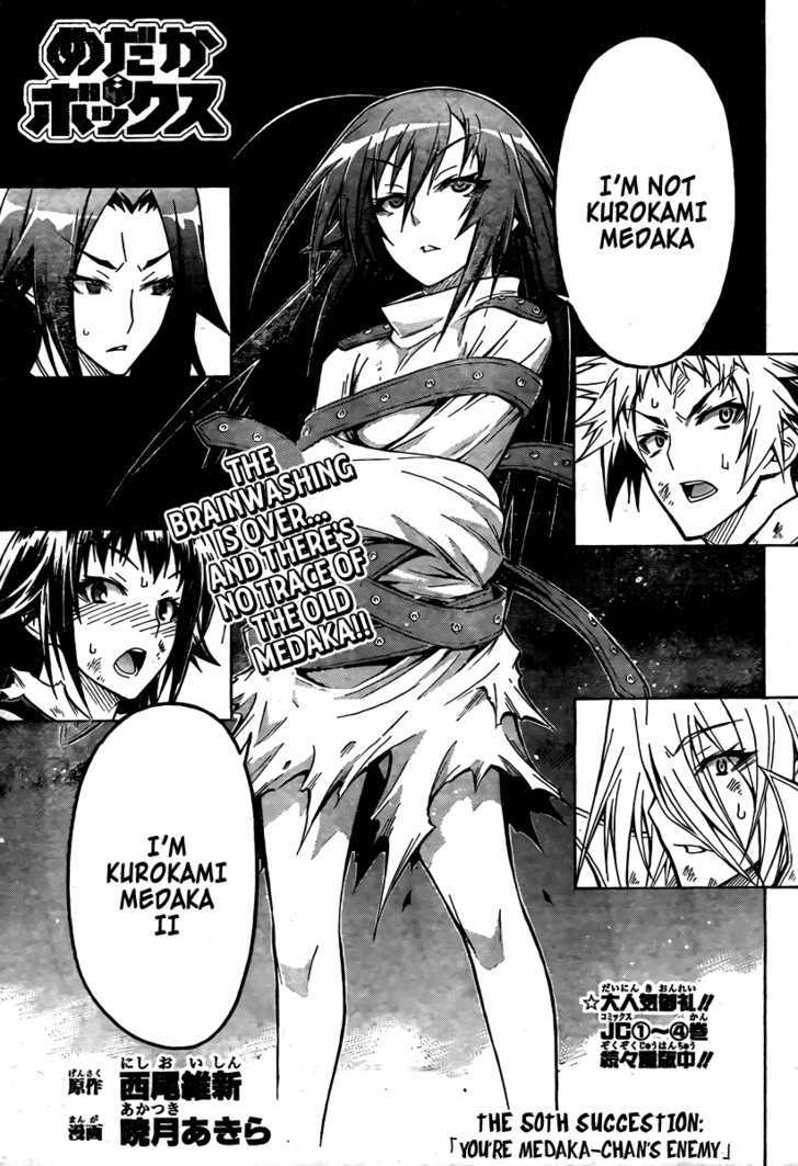 Medaka Box - Vol.6 Chapter 50 : You Re Medaka-Chan S Enemy