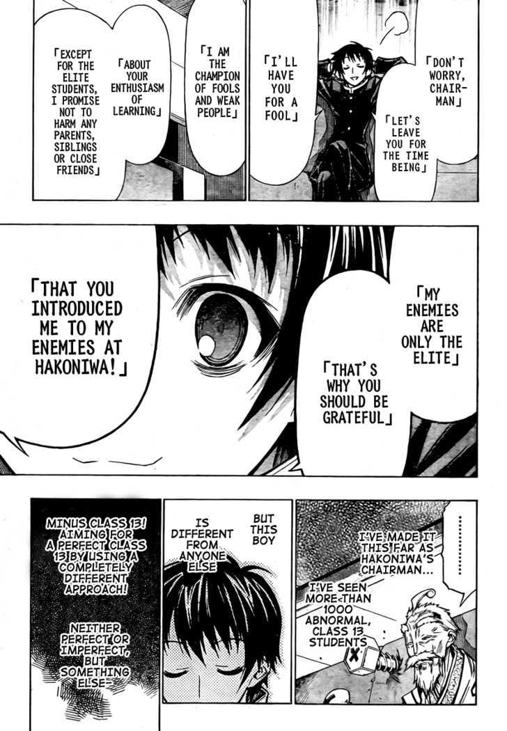 Medaka Box - Vol.7 Chapter 57 : I Dislike Being Frank