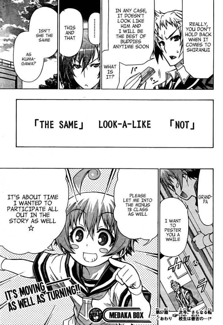 Medaka Box - Vol.7 Chapter 57 : I Dislike Being Frank