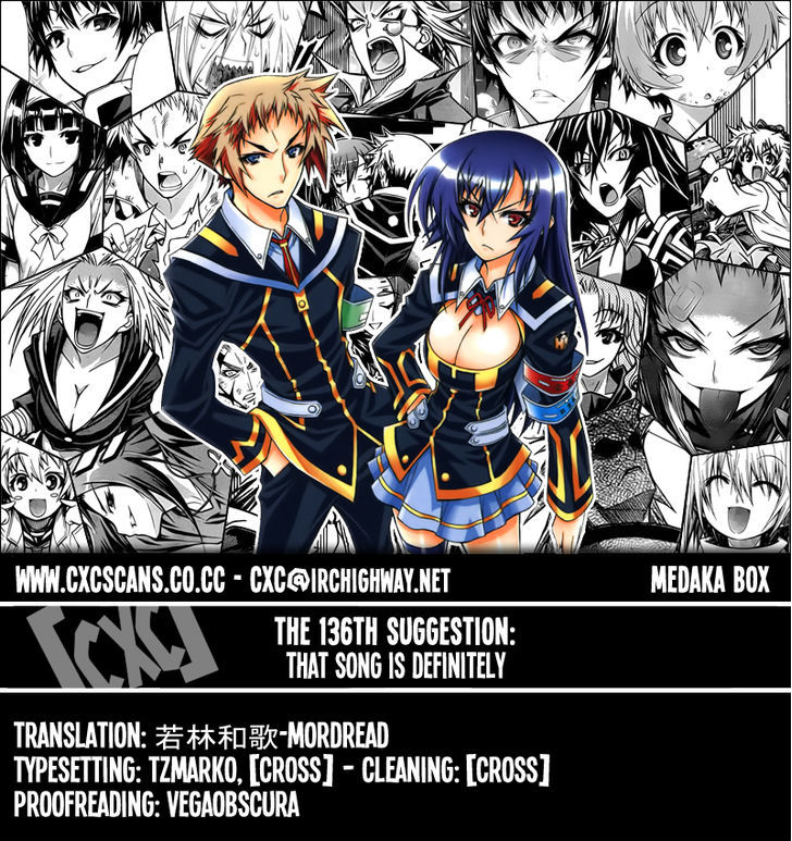 Medaka Box - Vol.16 Chapter 136 : That Song Is Definitely