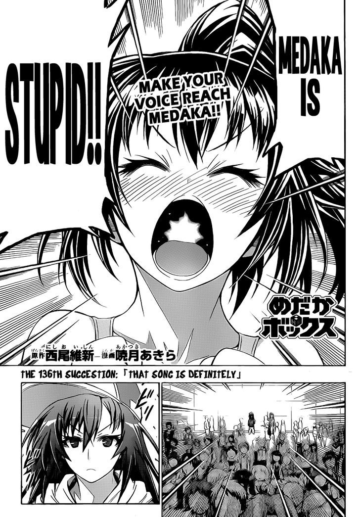 Medaka Box - Vol.16 Chapter 136 : That Song Is Definitely