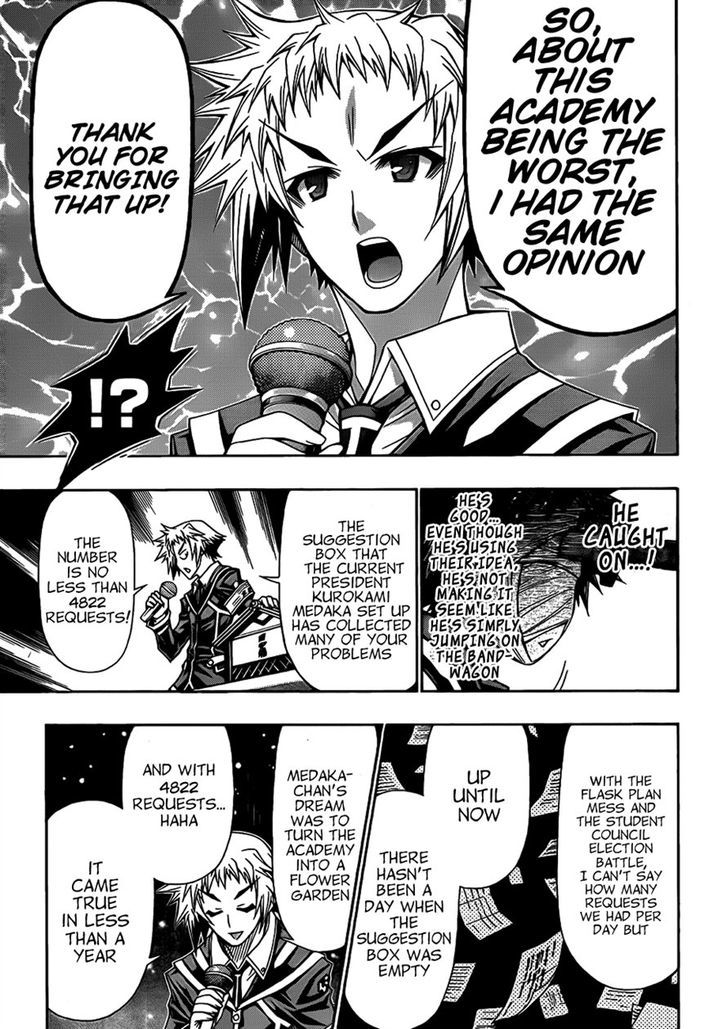 Medaka Box - Vol.16 Chapter 138 : If You Wish To Change Medaka-Chan