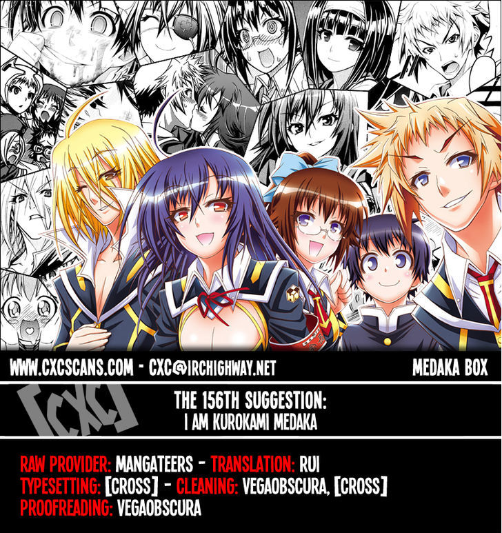 Medaka Box - Vol.18 Chapter 156 : I Am Kurokami Medaka