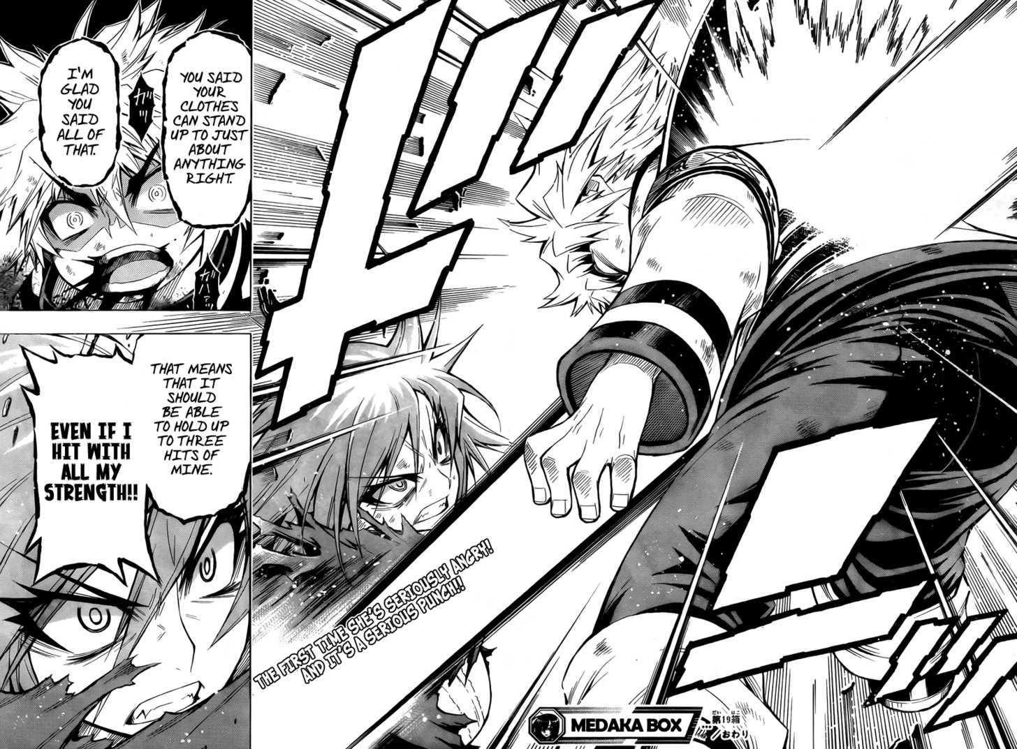 Medaka Box - Vol.3 Chapter 19 : Kurokami Medaka S 4Th Trump Card