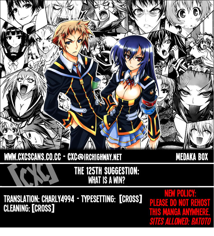 Medaka Box - Vol.15 Chapter 125 : What Is A Win?