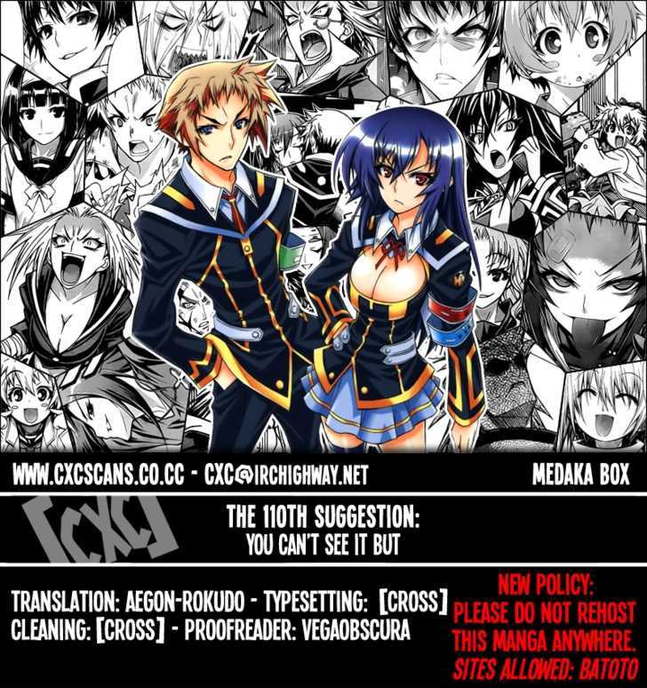 Medaka Box - Vol.13 Chapter 110 : You Can T See It But