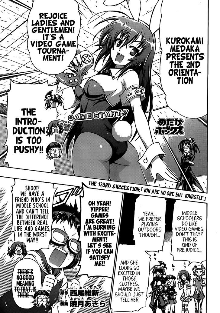 Medaka Box - Vol.16 Chapter 133 : You Are No One But Yourself