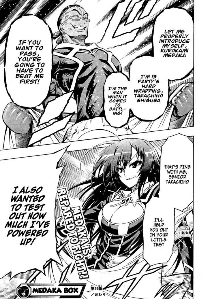 Medaka Box - Vol.4 Chapter 29 : La