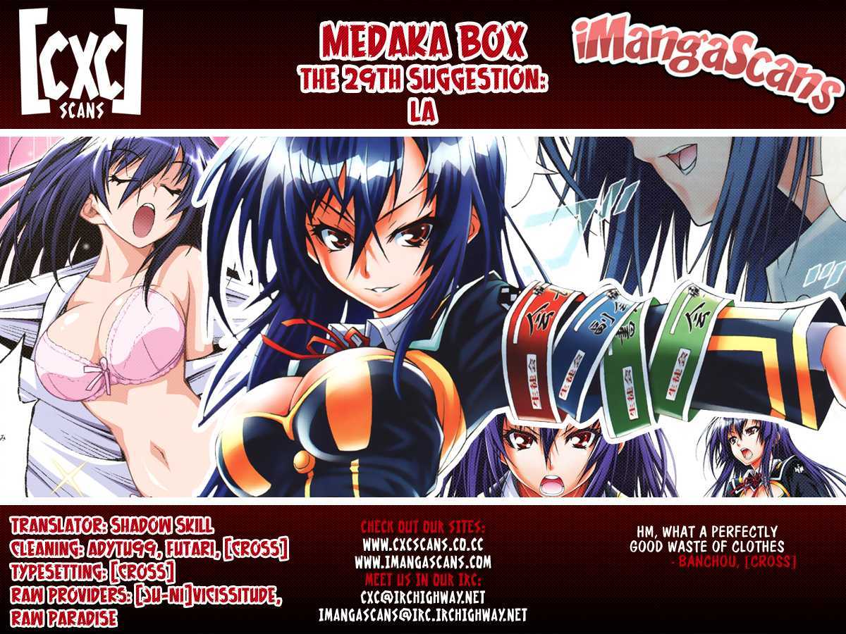 Medaka Box - Vol.4 Chapter 29 : La