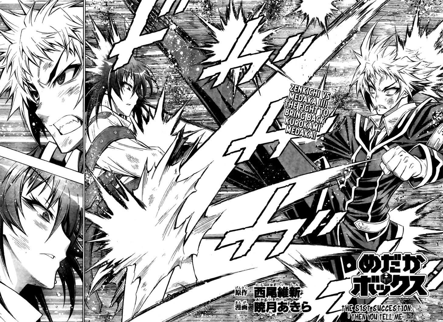 Medaka Box - Vol.6 Chapter 51 : Then You Tell Me