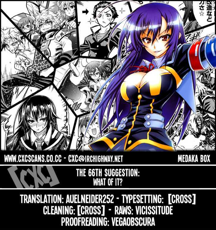 Medaka Box - Vol.8 Chapter 66 : What Of It?