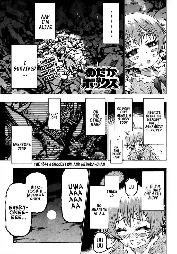 Medaka Box - Vol.21 Chapter 184 : And Medaka-Chan