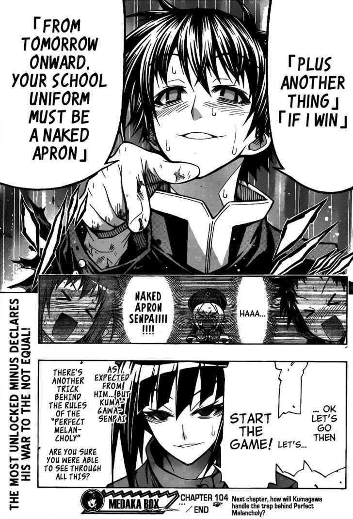 Medaka Box - Vol.12 Chapter 104 : A Skill Holder And An Unskilled