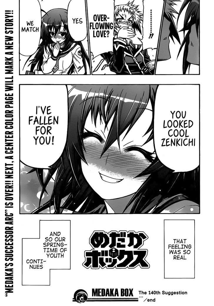 Medaka Box - Vol.16 Chapter 140 : Life Is Epic