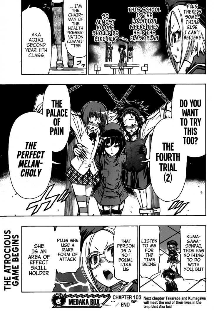 Medaka Box - Vol.12 Chapter 103 : If I Am Be Able To Do That There Will Be No Problems