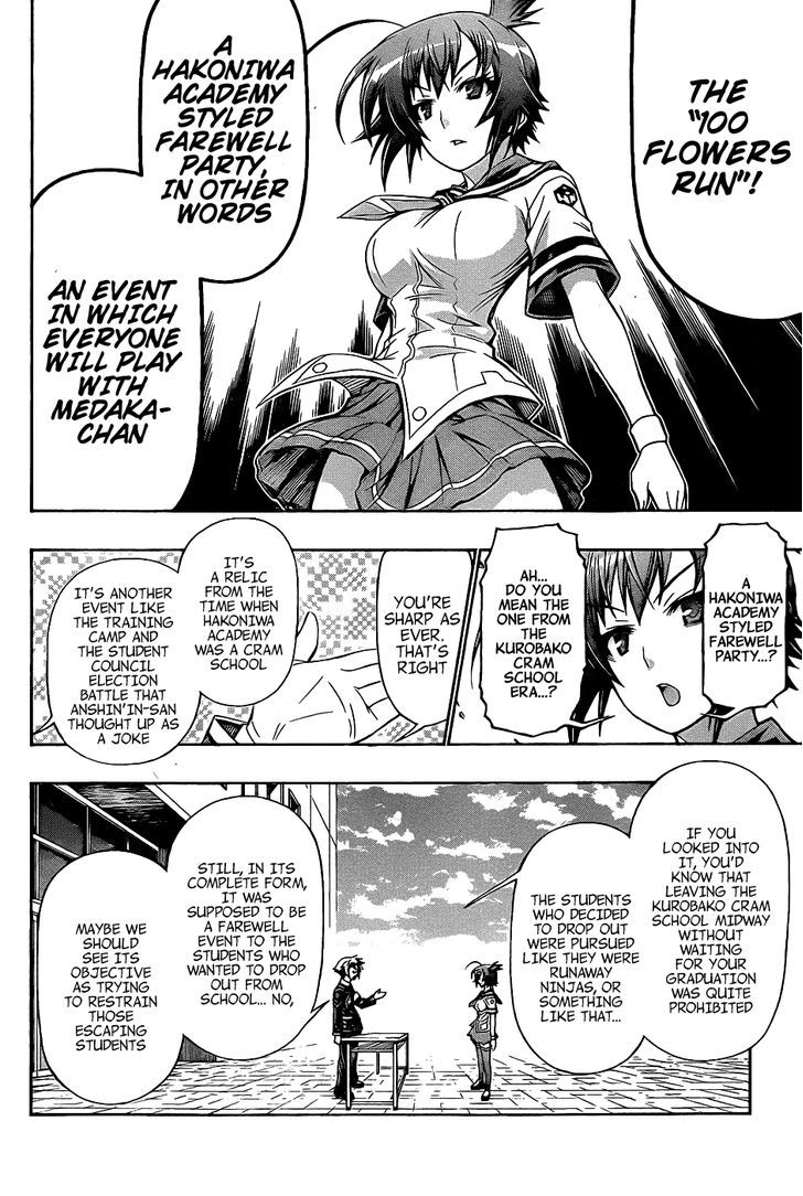 Medaka Box - Vol.22 Chapter 187 : The 100 Flowers Run