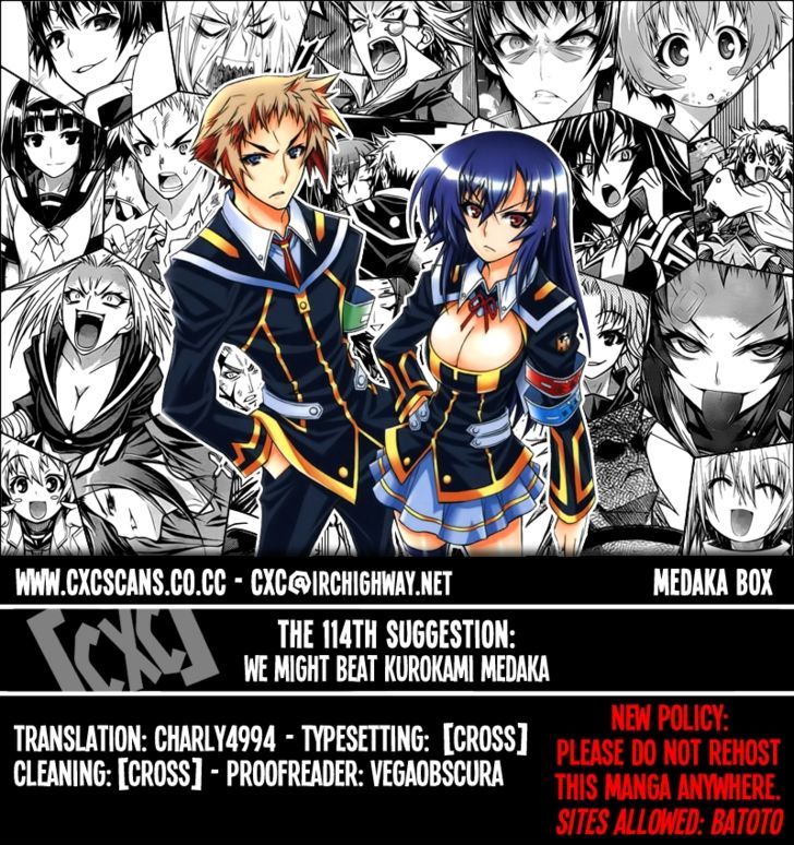 Medaka Box - Vol.13 Chapter 114 : We Might Beat Kurokami Medaka