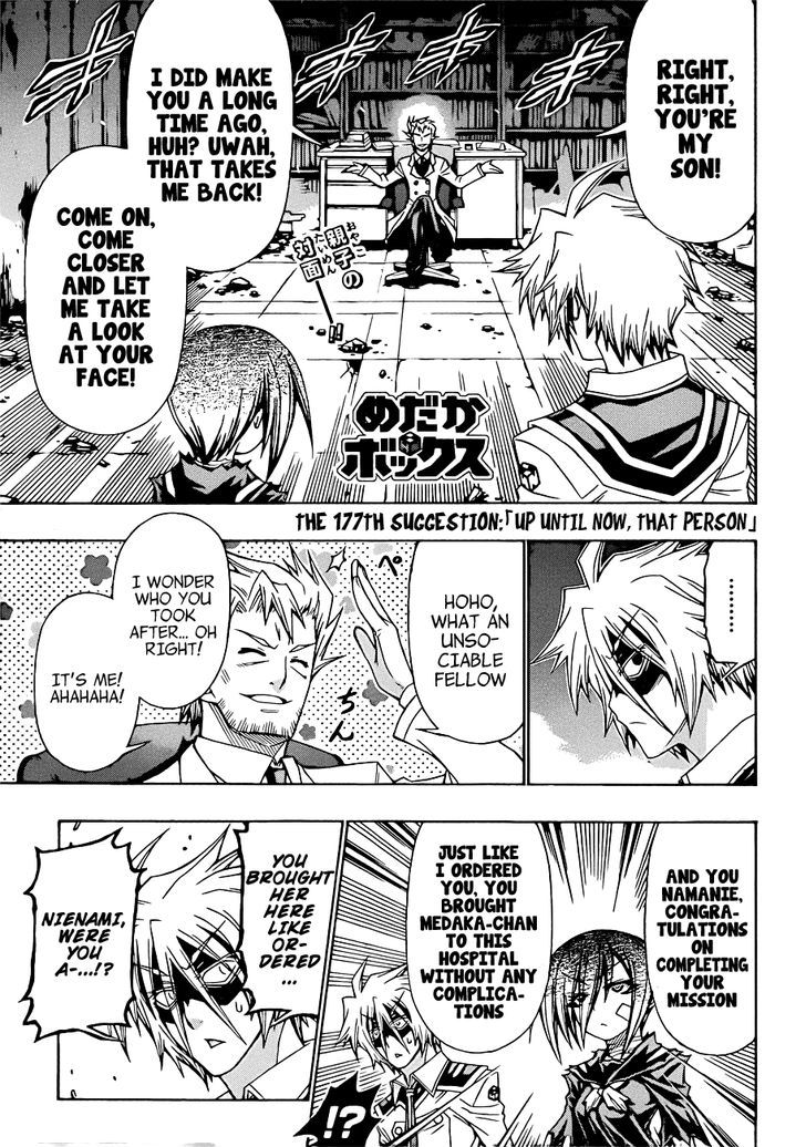 Medaka Box - Vol.21 Chapter 177 : Up Until Now, That Guy