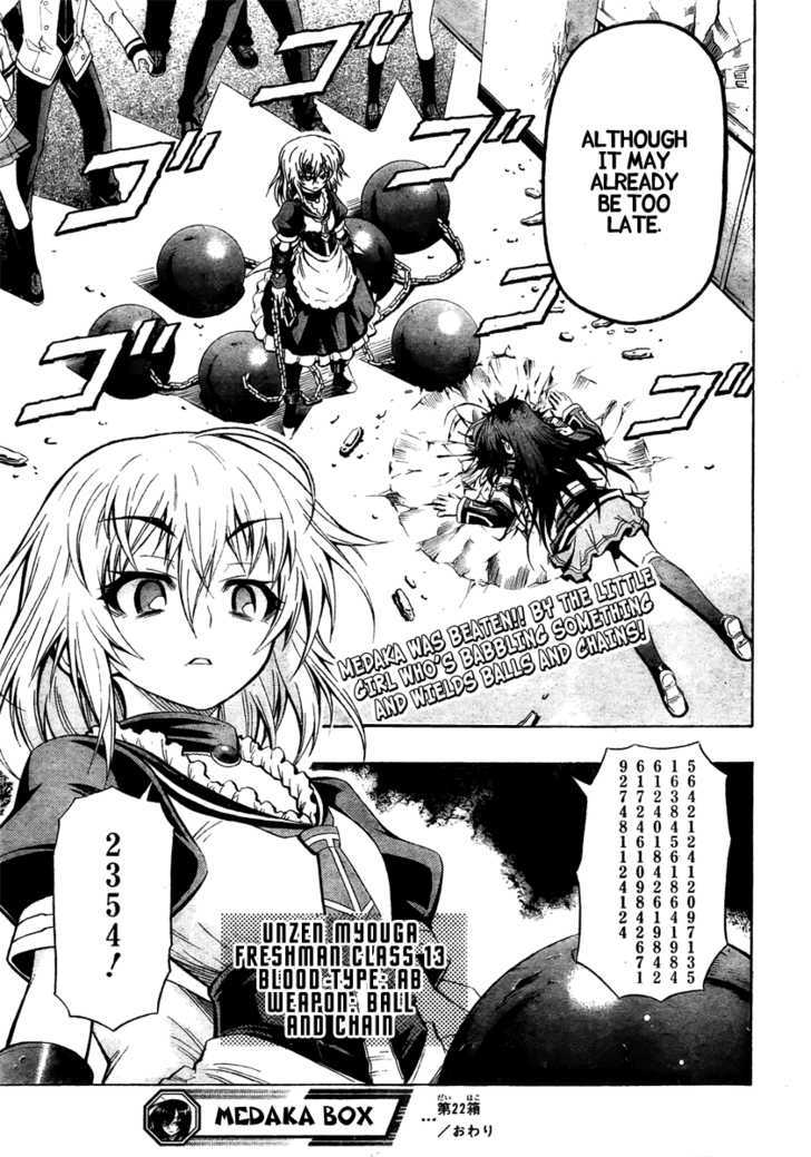 Medaka Box - Vol.3 Chapter 22 : What Do You Guys Think?