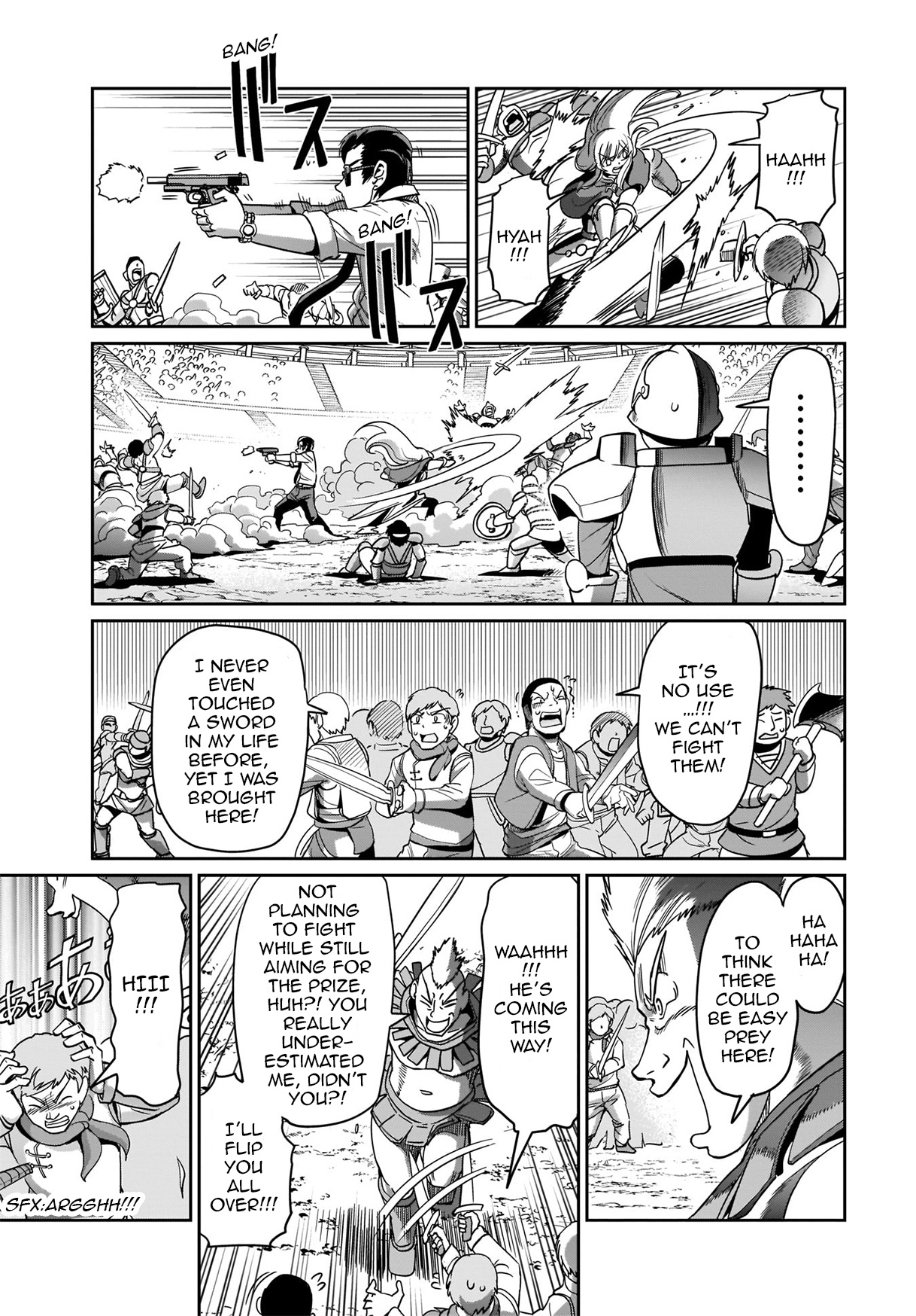 Isekai Shokan Ojisan No Ju Muso Life Sabage Suki Salary Man Ha Kaisha Owari Ni Isekai He Chokuki Suru - Vol.1 Chapter 6: Battle Royale