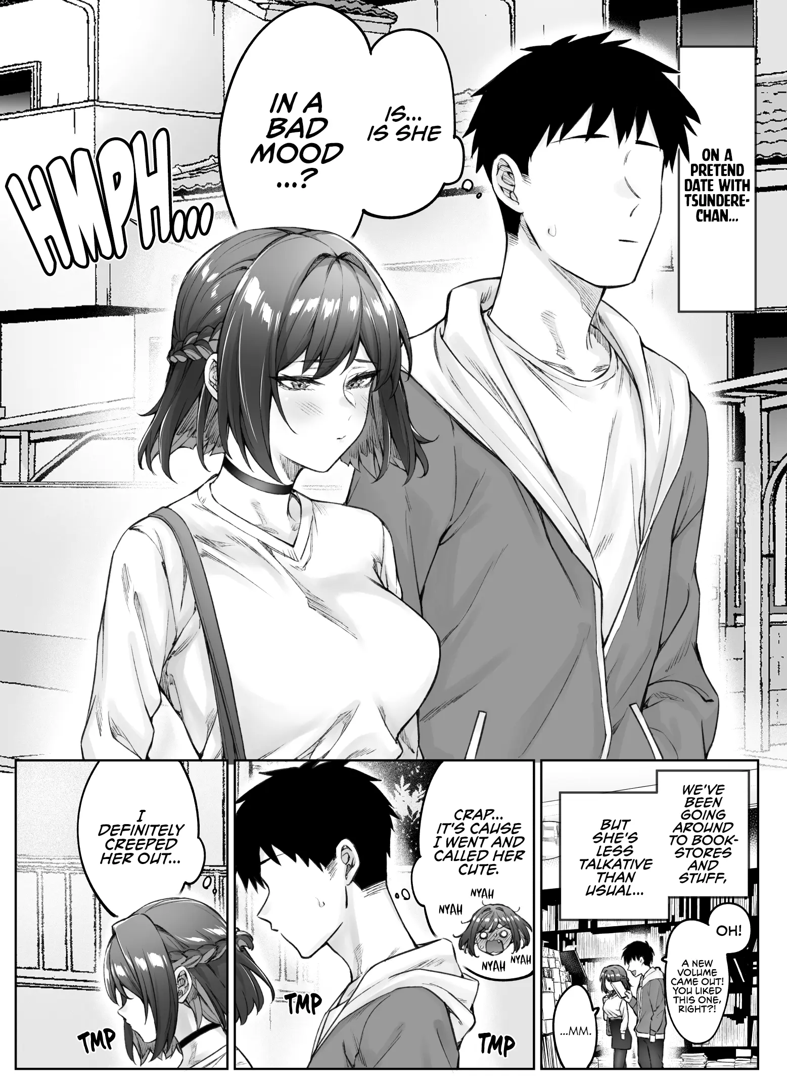 The Tsuntsuntsuntsuntsuntsun Tsuntsuntsuntsuntsundere Girl Getting Less And Less Tsun Day By Day - Vol.1 Chapter 27.2: The Tsunderederederederedere-Chan Who Tries To Communicate Her Dere More And More Day By Day - Day 49