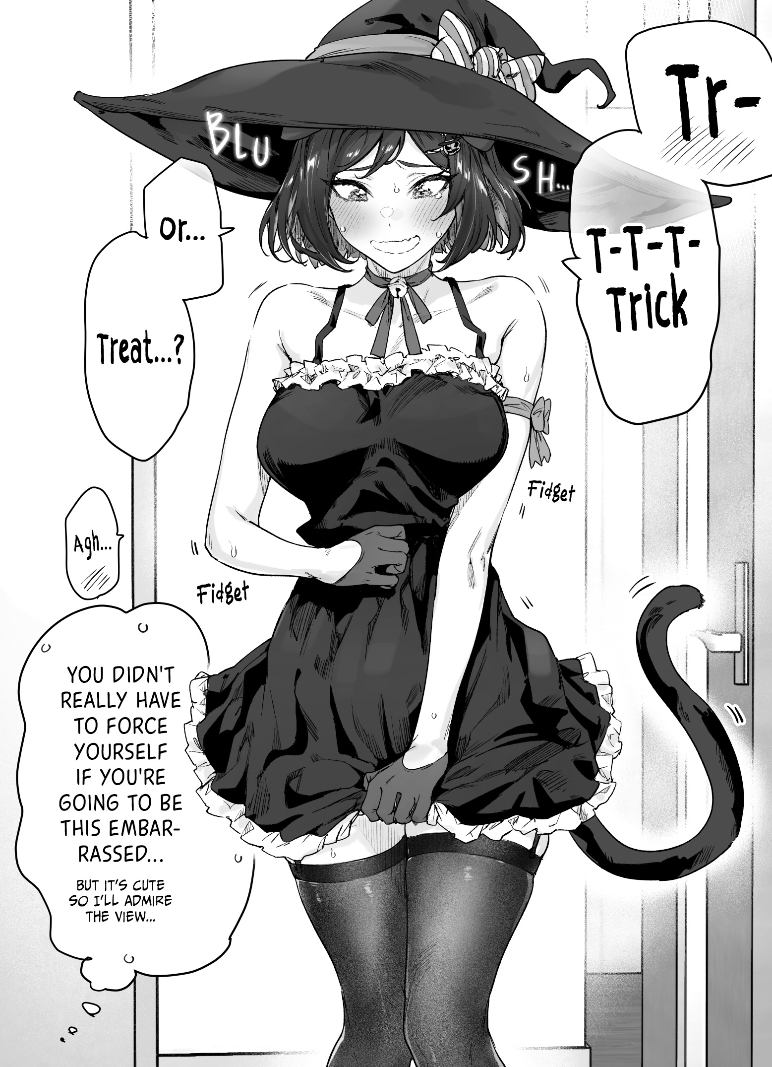 The Tsuntsuntsuntsuntsuntsun Tsuntsuntsuntsuntsundere Girl Getting Less And Less Tsun Day By Day - Chapter 61.5: Halloween Special