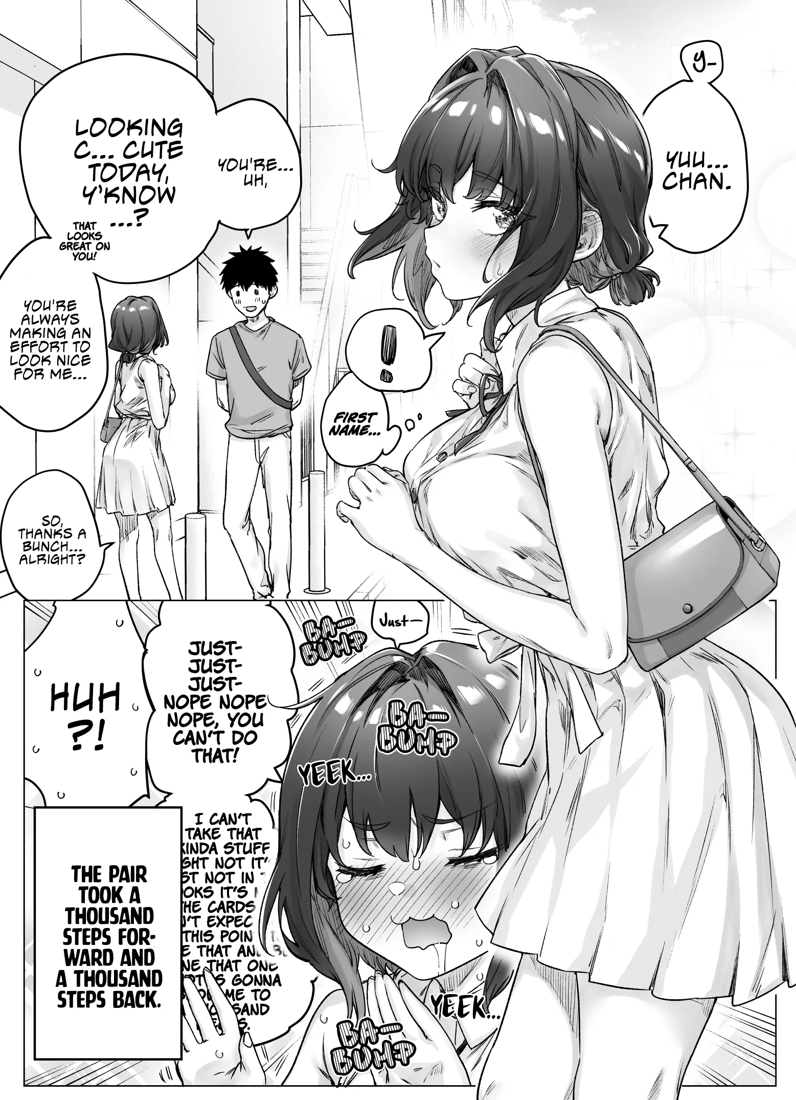 The Tsuntsuntsuntsuntsuntsun Tsuntsuntsuntsuntsundere Girl Getting Less And Less Tsun Day By Day - Vol.2 Chapter 55.1: The Tsundere Girlfriend Whose Dere Runs Wild Again