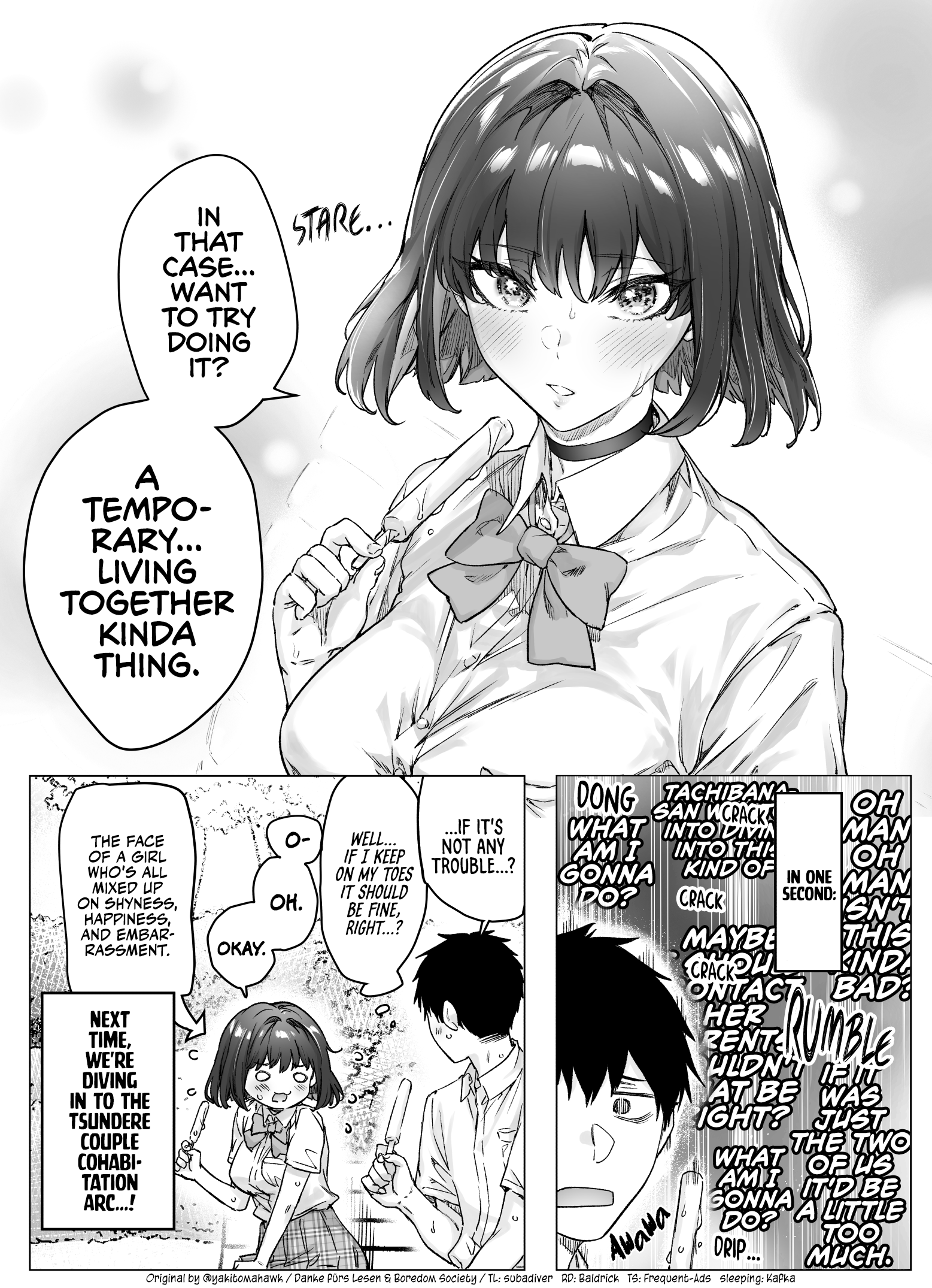 The Tsuntsuntsuntsuntsuntsun Tsuntsuntsuntsuntsundere Girl Getting Less And Less Tsun Day By Day - Chapter 69: The Tsunderederederederederederedere Girlfriend Whose Dere Overflows More Each Day - Day 69