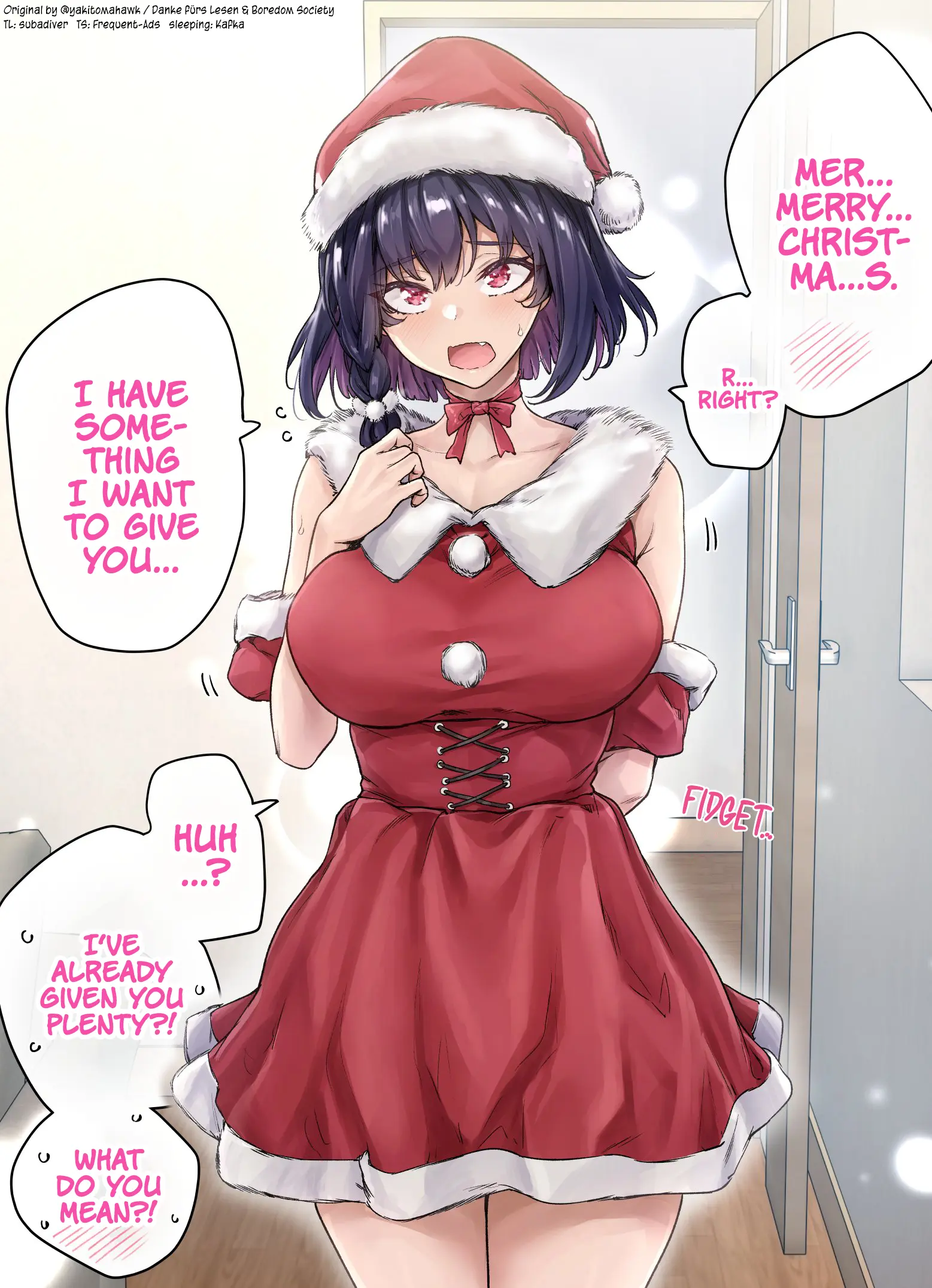 The Tsuntsuntsuntsuntsuntsun Tsuntsuntsuntsuntsundere Girl Getting Less And Less Tsun Day By Day - Vol.2 Chapter 52.5: The Tsundere Girlfriend Who Wants To Give A Christmas Present - Day 81.5