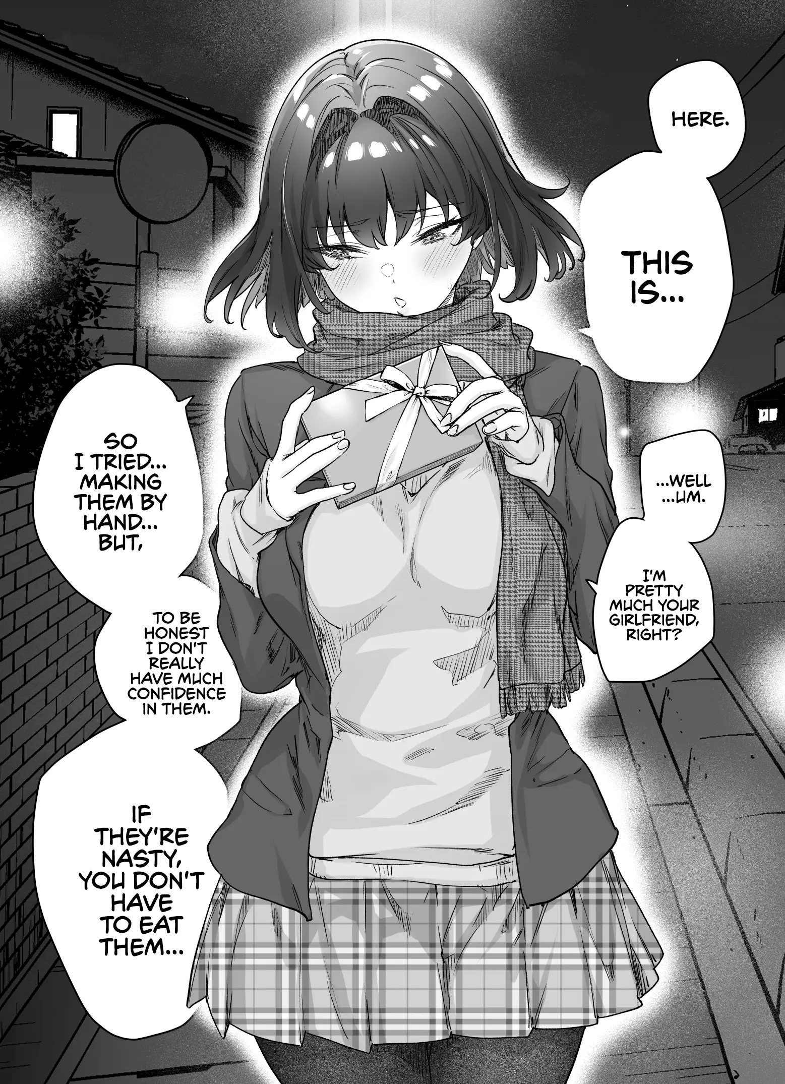 The Tsuntsuntsuntsuntsuntsun Tsuntsuntsuntsuntsundere Girl Getting Less And Less Tsun Day By Day - Vol.2 Chapter 55.7: The Tsundere Girlfriend Who’s Honest On Valentine’s Day - Day 88.5