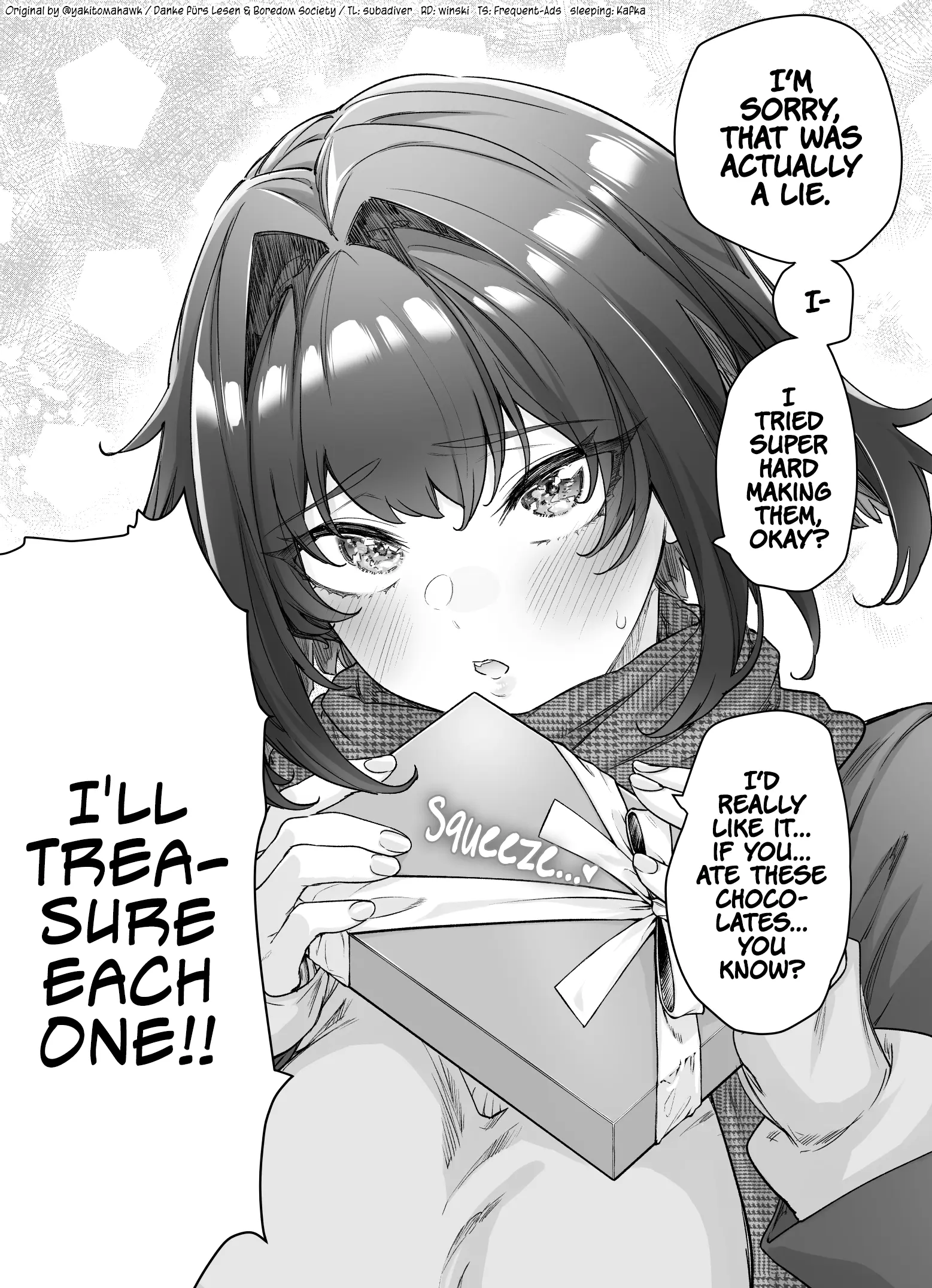 The Tsuntsuntsuntsuntsuntsun Tsuntsuntsuntsuntsundere Girl Getting Less And Less Tsun Day By Day - Vol.2 Chapter 55.7: The Tsundere Girlfriend Who’s Honest On Valentine’s Day - Day 88.5