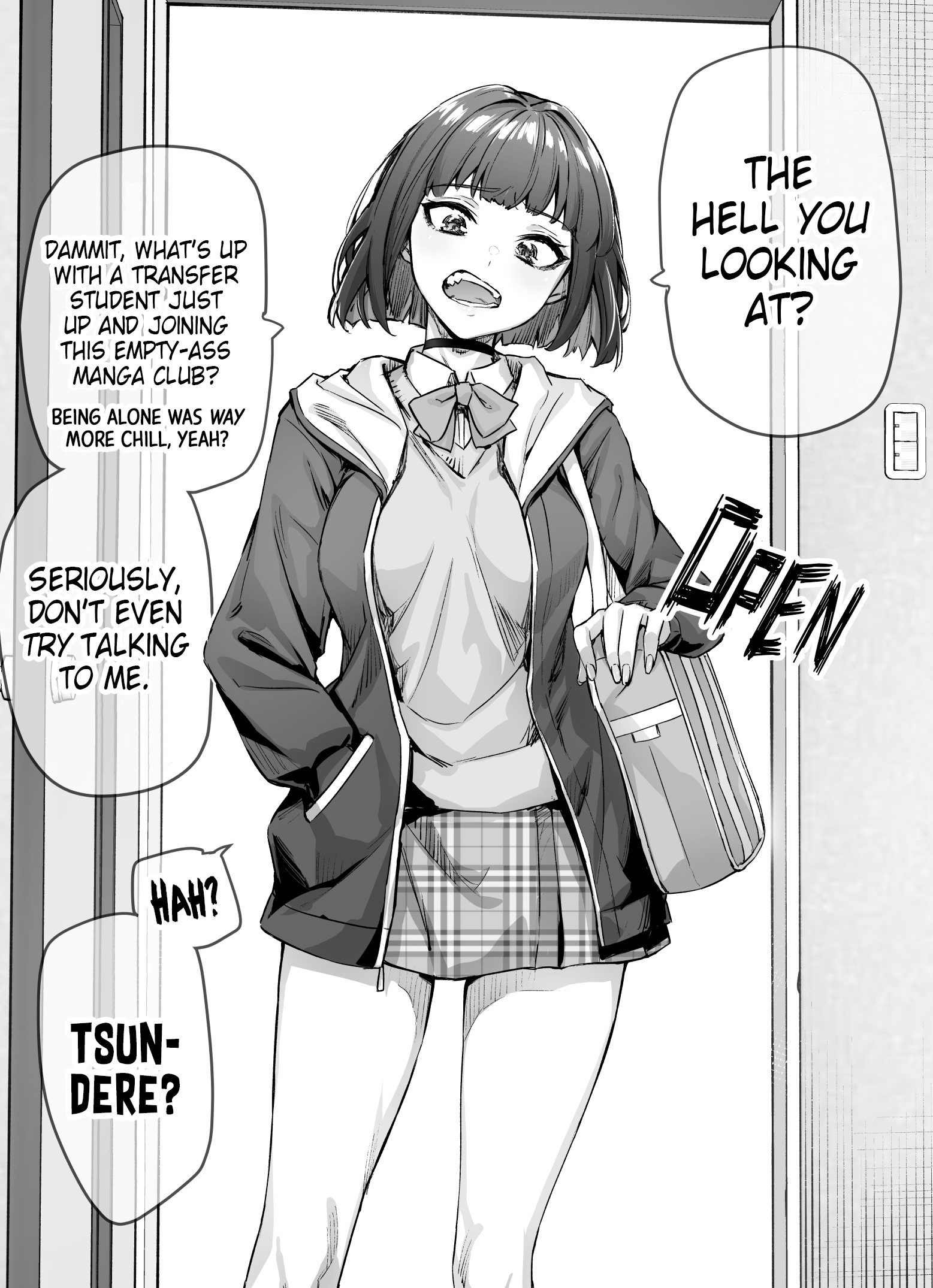 The Tsuntsuntsuntsuntsuntsun Tsuntsuntsuntsuntsundere Girl Getting Less And Less Tsun Day By Day - Chapter 1