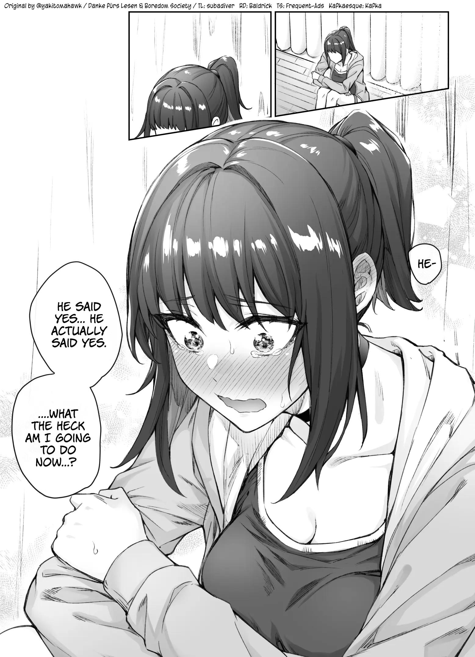 The Tsuntsuntsuntsuntsuntsun Tsuntsuntsuntsuntsundere Girl Getting Less And Less Tsun Day By Day - Vol.1 Chapter 18.1: The Tsundere Girlfriend Who's Less And Less Able To Hide Her Dere Day By Day - Day 32