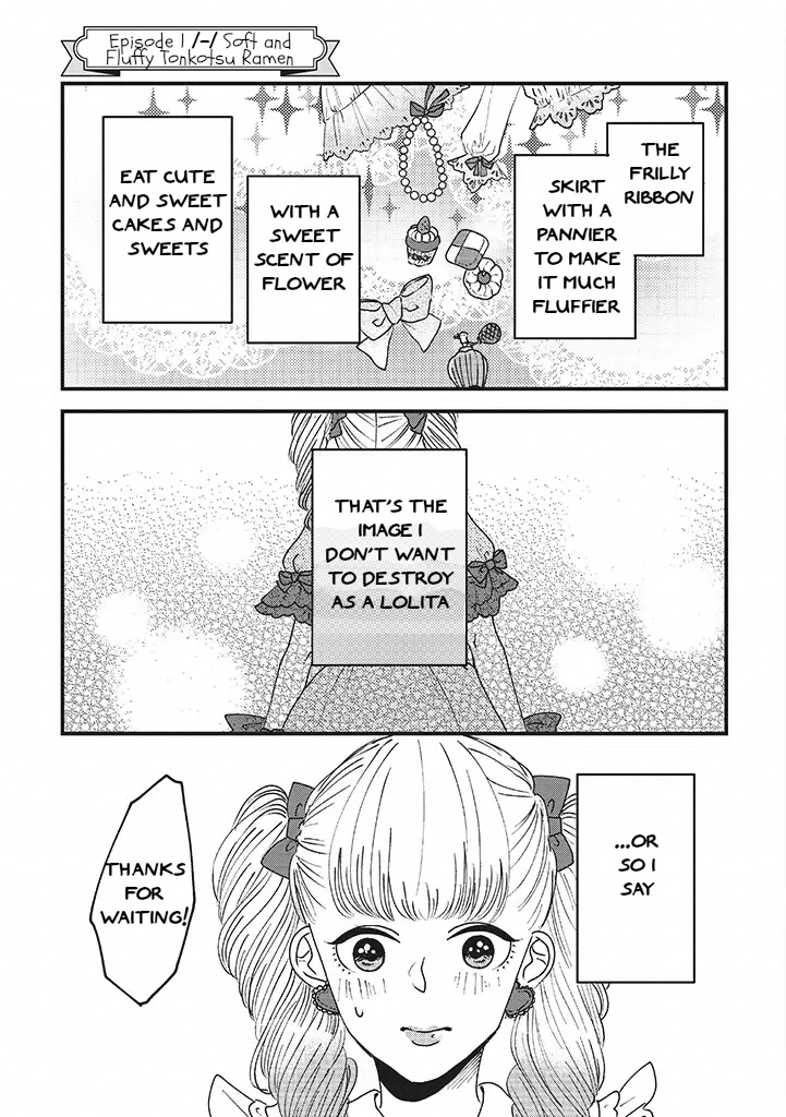 Lolita Meshi - Chapter 1: Soft And Fluffy Tonkotsu Ramen