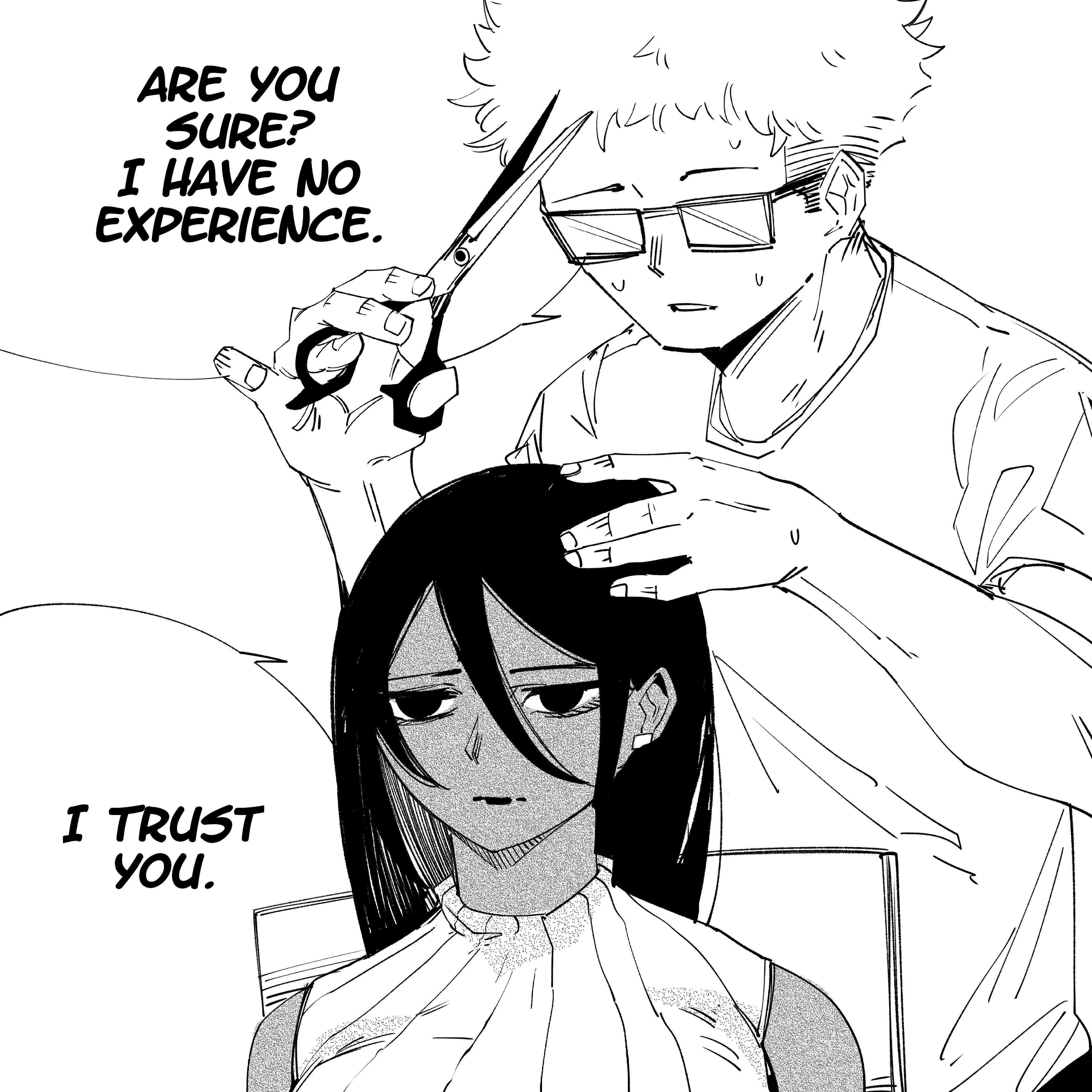 My New Girlfriend Is Not Human? - Vol.1 Chapter 36: I Cut My Girlfriend's Hair