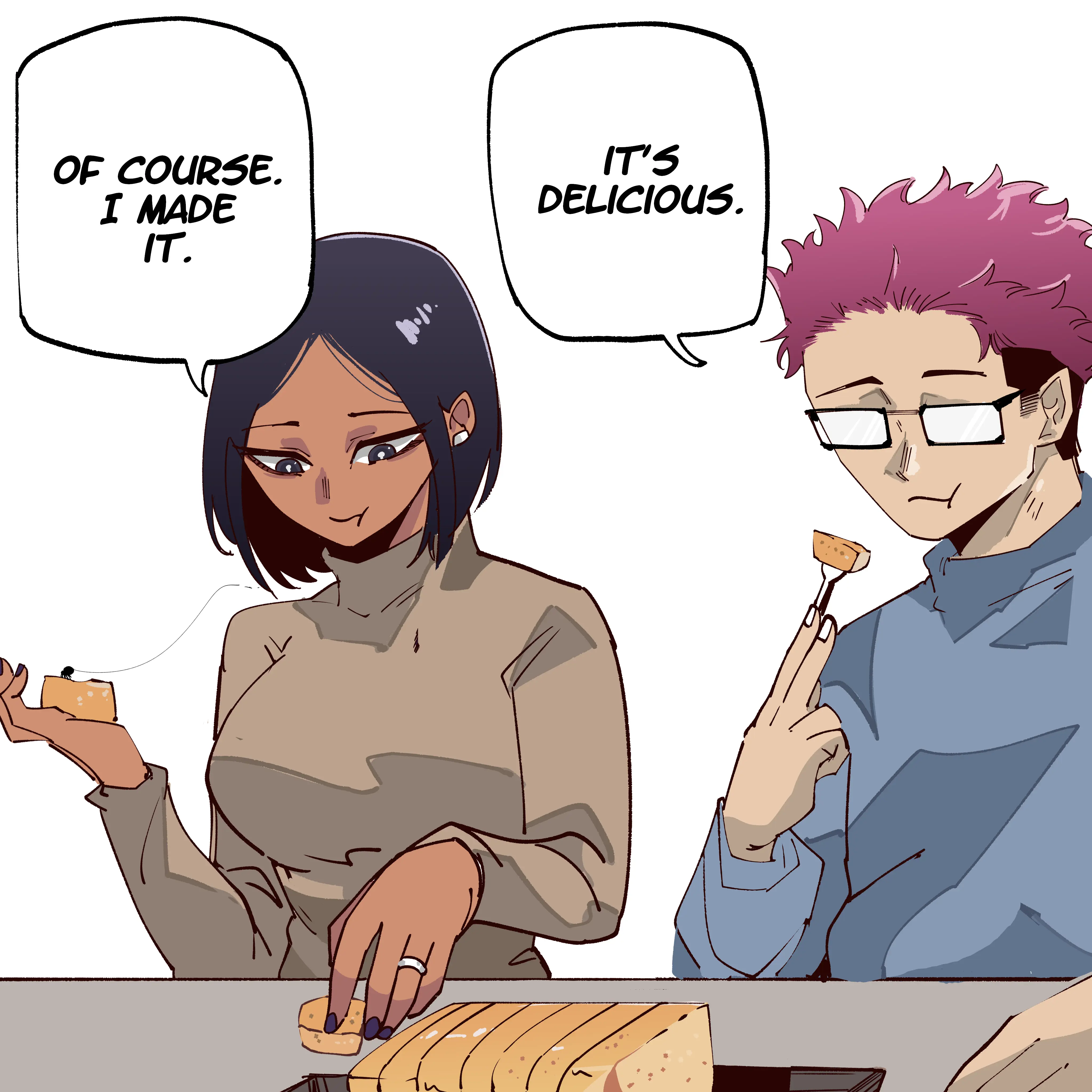 My New Girlfriend Is Not Human? - Vol.2 Chapter 51: My Fiancée's Cake Is Delicious