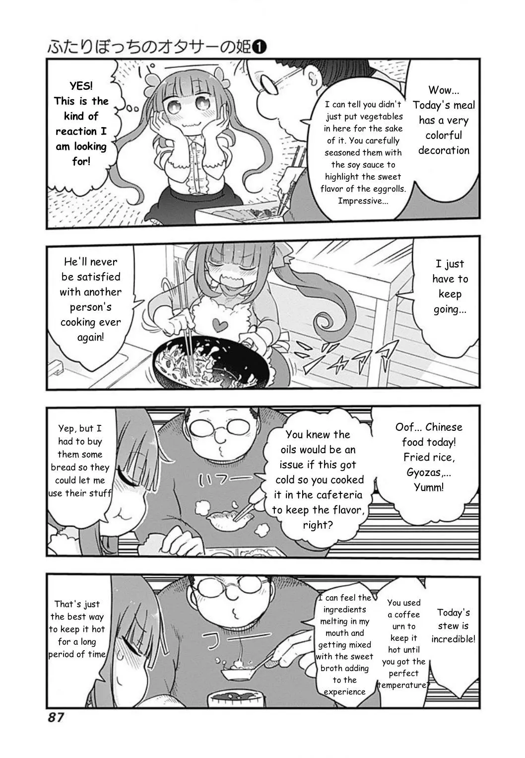 Futaribocchi No Otacir No Hime - Vol.1 Chapter 8: Ooyama Takeko's Strongest Cooking