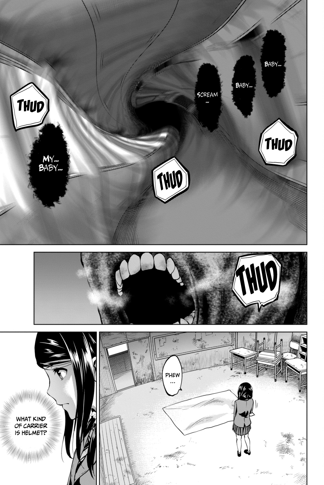 Infection - Vol.8 Chapter 61: Satsuki Vs Helmet