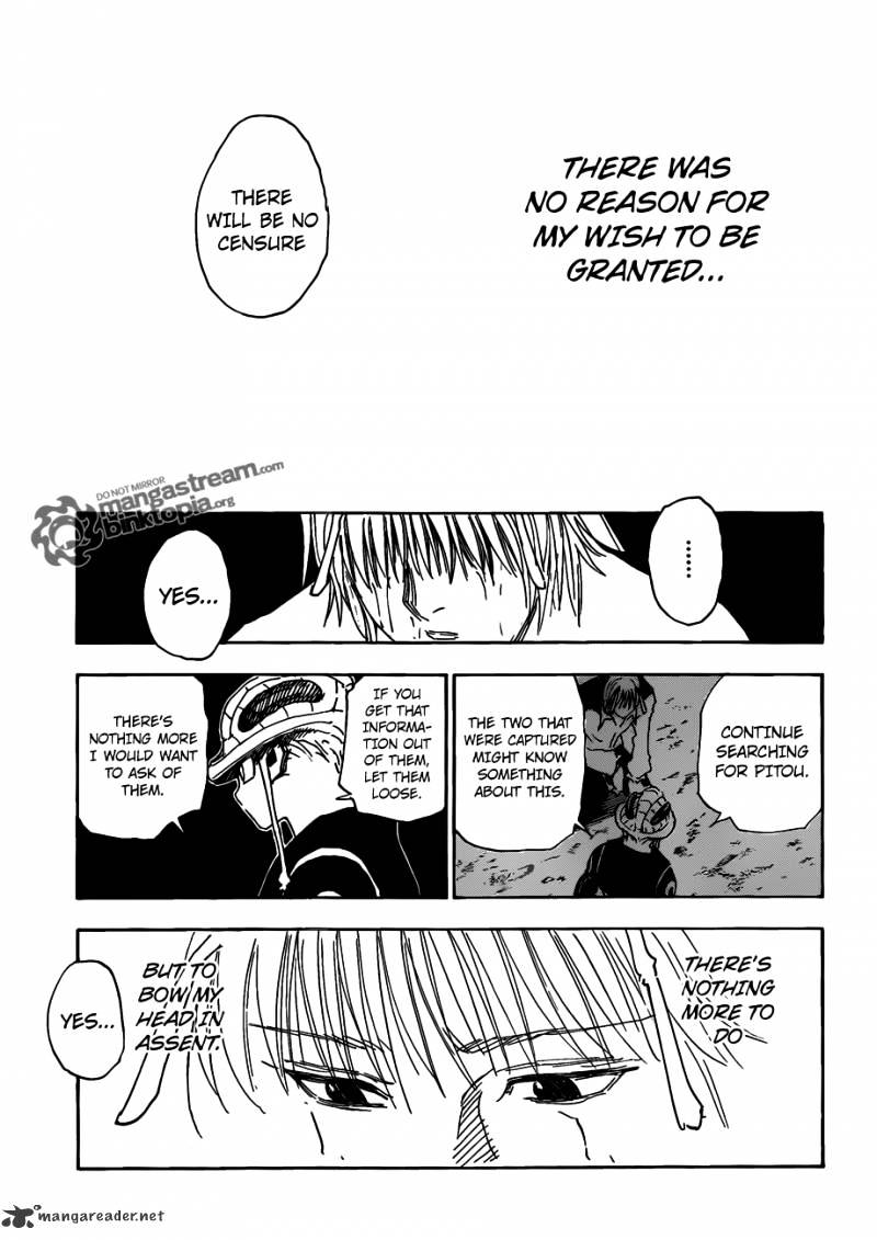 Hunter X Hunter - Chapter 313 : A Single Word