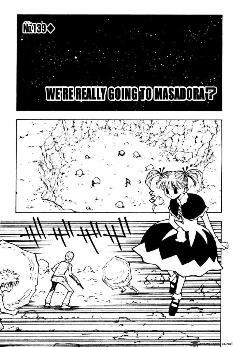 Hunter X Hunter - Chapter 139 : We Re Really Going To Masadora Huh..